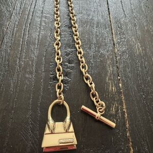 Jacquemus Gold Le Collier Chiquito Barre Necklace